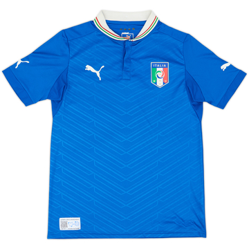 2012-13 Italy Home Shirt - 8/10 - (L.Boys)