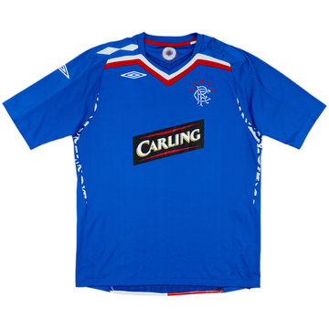 2007-08 Rangers Home Shirt - 8/10 - (L)