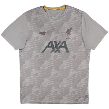 2019-20 Liverpool New Balance Training Shirt - 8/10 - (L)