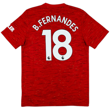 2020-21 Manchester United Home Shirt B.Fernandes #18 - 6/10 - (M)