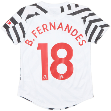 2020-21 Manchester United Third Shirt B.Fernandes #18 - 10/10 - (Women's XS)