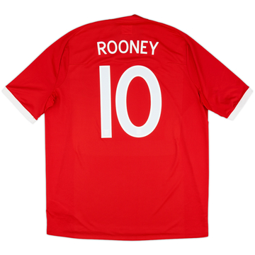2010-11 England 'South Africa' Away Shirt Rooney #10 - 9/10 - (XL)