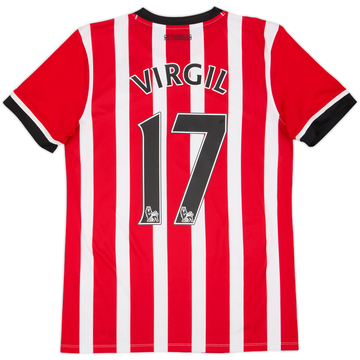 2016-17 Southampton Home Shirt Virgil #17 - 9/10 - (XL.Boys)
