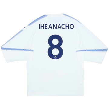 2017-18 Leicester Third L/S Shirt Iheanacho #8 - 7/10 - (L)