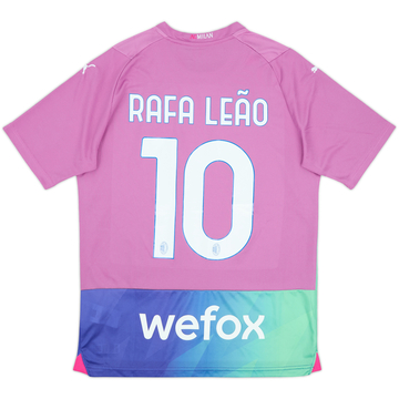 2023-24 AC Milan Third Shirt Rafa Leao #10 - 9/10 - (M)