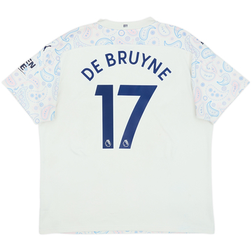 2020-21 Manchester City Third Shirt De Bruyne #17 - 6/10 - (XXL)