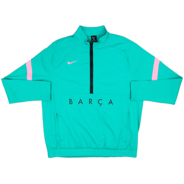 2020-21 Barcelona Nike 1/4 Zip Drill Top - 8/10 - (XL)
