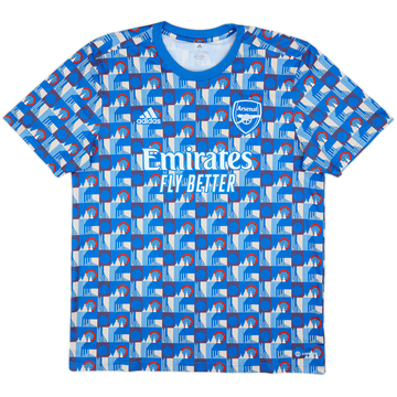 2021-22 Arsenal adidas x TFL Pre-Match Shirt - 10/10 - (L)