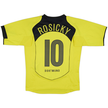 2004-05 Borussia Dortmund Home Shirt Rosicky #10 - 7/10 - (S)