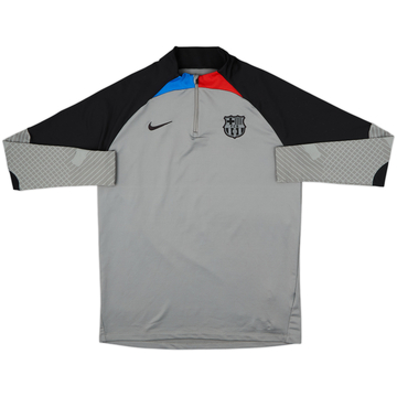 2022-23 Barcelona Nike 1/4 Zip Drill Top - 9/10 - (L)
