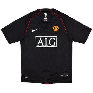 2007-08 Manchester United Away Shirt - 9/10 - (L.Boys)