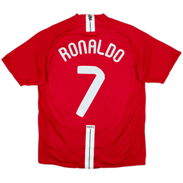 2007-09 Manchester United Home Shirt Ronaldo #7 - 6/10 - (M)