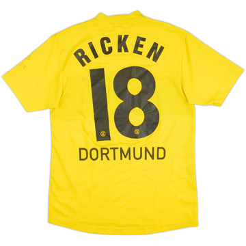Camiseta de local del Borussia Dortmund 2002-03 Ricken #18 - 4/10 - (S)