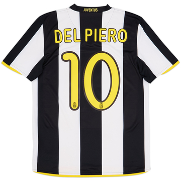 2008-09 Juventus Home Shirt Del Piero #10 - 6/10 - (S)