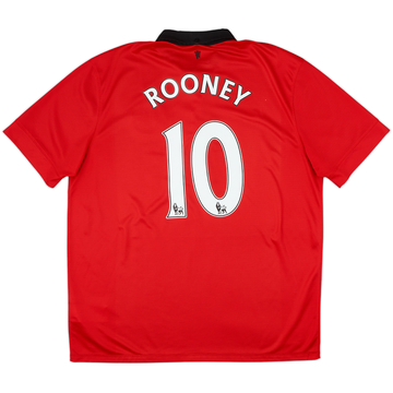 2013-14 Manchester United Home Shirt Rooney #10 - 6/10 - (XL)