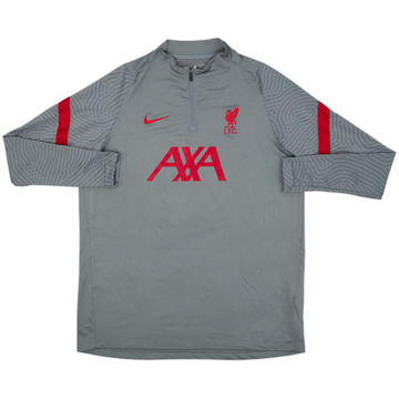 2020-21 Liverpool Nike 1/4 Zip Drill Top - 7/10 - (XL)