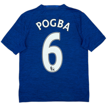 2016-17 Manchester United Away Shirt Pogba #6 - 5/10 - (L.Boys)