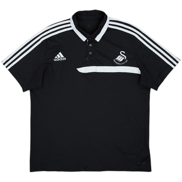 2013-14 Swansea adidas Polo Shirt - 7/10 - (L)