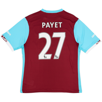 2016-17 West Ham Home Shirt Payet #27 (M)