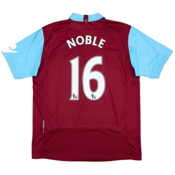 2010-11 West Ham Home Shirt Noble #16 - 9/10 - (M)
