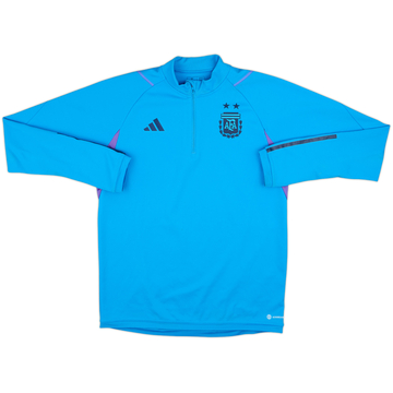 2022-23 Argentina adidas 1/4 Zip Training Top - 8/10 - (M)