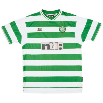 1999-01 Celtic Home Shirt - 5/10 - (XL)