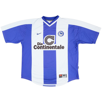 1999-00 Hertha Berlin Home Shirt - 8/10 - (XL)