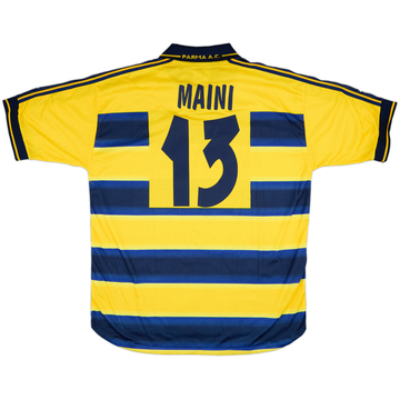 1999-00 Parma Home Shirt Maini #13 - 8/10 - (XL)