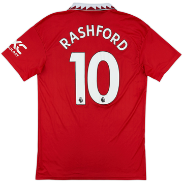 2022-23 Manchester United Home Shirt Rashford #10 - 7/10 - (M)