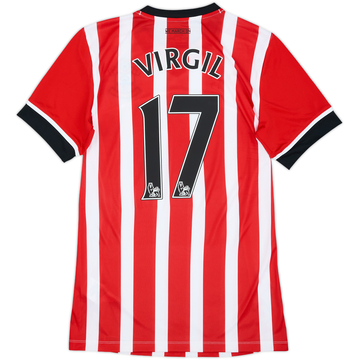 2016-17 Southampton Home Shirt Virgil #17 - 9/10 - (S)