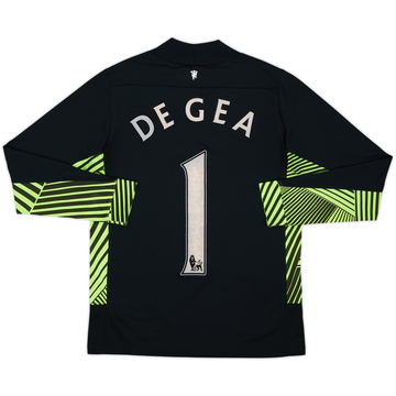 2011-12 Manchester United GK Shirt De Gea #1 - 7/10 - (L.Boys)