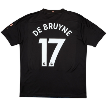 2020-21 Manchester City Away Shirt De Bruyne #17 - 9/10 - (L)