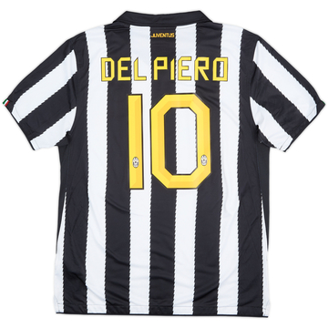 2011-12 Juventus Home Shirt Del Piero #10 - 8/10 - (L)