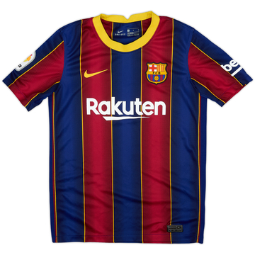 2020-21 Barcelona Home Shirt - 10/10 - (L.Boys)