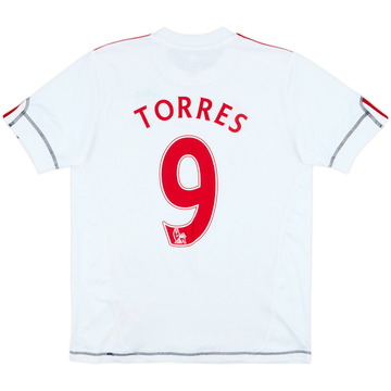 Camiseta de la tercera equipación del Liverpool 2009-10 Torres #9 - 8/10 - (Niños L)