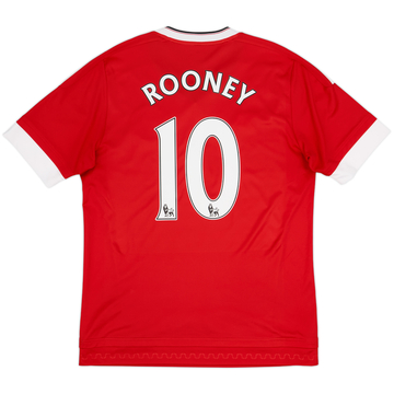 2015-16 Manchester United Home Shirt Rooney #10 - 6/10 - (M)