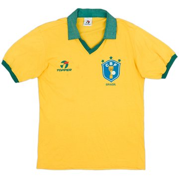 1985-88 Brazil Home Shirt - 6/10 - (S)