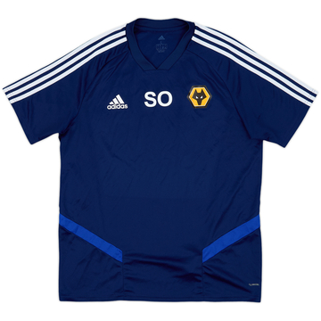 2019-20 Wolves Staff Issue adidas Training Shirt 'SO' - 9/10 - (L)