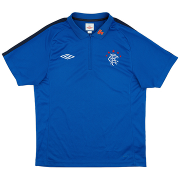 2010-11 Rangers Umbro 1/4 Zip Training Polo - 8/10 - (M)