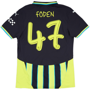 2024-25 Manchester City Authentic Away Shirt Foden #47