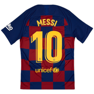 2019-20 Barcelona Home Shirt Messi #10 - 8/10 - (S)