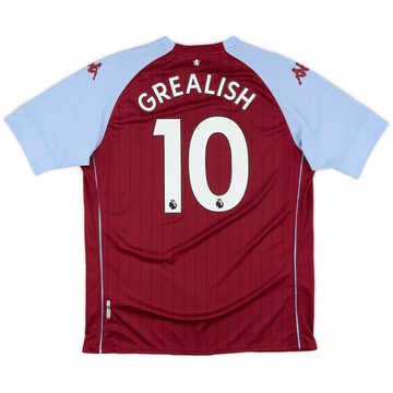 2020-21 Aston Villa Home Shirt Grealish #10 - 6/10 - (XXL)