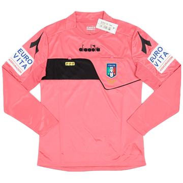 2017-18 Italy Diadora Referee L/S Shirt (S)