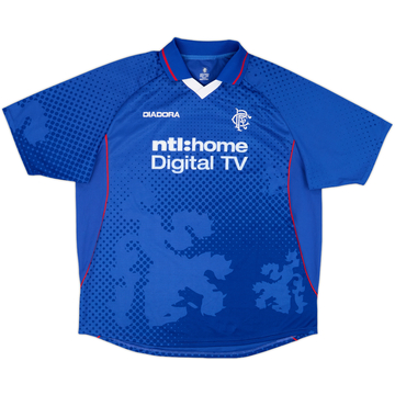 2002-03 Rangers Home Shirt - 9/10 - (XL)