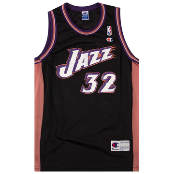 1998-02 Utah Jazz Malone #32 Champion Jersey (Alternate) Y