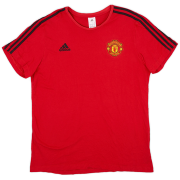 2018-19 Manchester United adidas Cotton Tee - 8/10 - (XL)