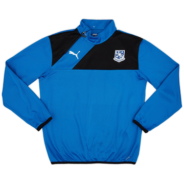 2018-19 Tranmere Rovers Puma 1/4 Zip Training Top - 9/10 - (L)