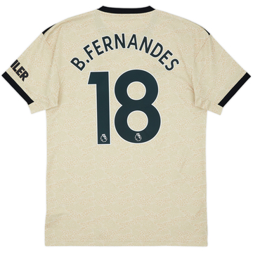 2019-20 Manchester United Away Shirt B.Fernandes #18 - 10/10 - (M)