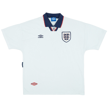 1993-95 England Home Shirt - 8/10 - (XL)