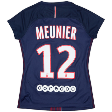 2016-17 Paris Saint-Germain Home Shirt Meunier #12 - 10/10 - (Women's S)